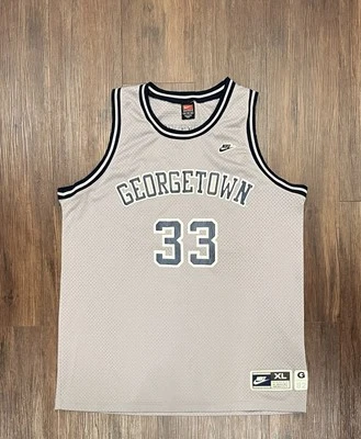 Camiseta deportiva de baloncesto de colección Nike Patrick Ewing #33 1982 Georgetown Hoyas NCAA - talla XL Foto 1 de 4