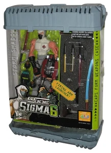 GI Joe Sigma 6 Codename Storm Shadow Ninja Actionfigur Mit Abschussarm - Bild 1 von 2