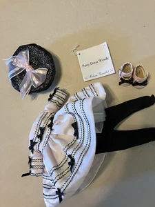Madame Alexander 8 Zoll Puppenkleidung…rosa/schwarz Partykleid  - Bild 1 von 2