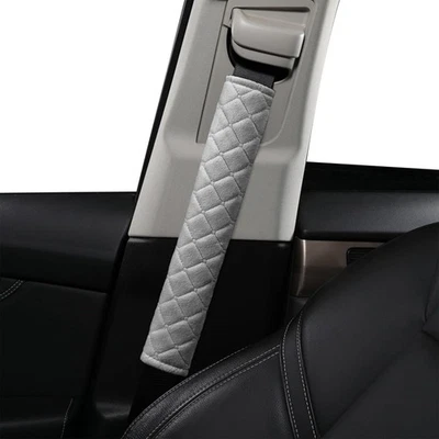 Fundas de cinturón de seguridad extra largas para adultos niños mujeres y hombres, 13 pulgadas - 2 piezas, gris  Foto 1 de 4