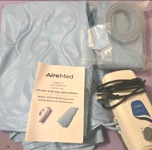 2 AireMed Mattress Pads - Alternating Pressure,Twin Size,1 New sealed,1 Pump - Picture 1 of 3