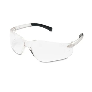 MCR Safety BK110 BearKat Wraparound Safety Glasses - Black Frame/Clear Lens New - Picture 1 of 1