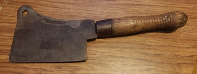 Vintage Wm. Ferramenta de açougue Beatty & Sons 6” lâmina cortador de carne 14" longa - Imagem 1 de 4