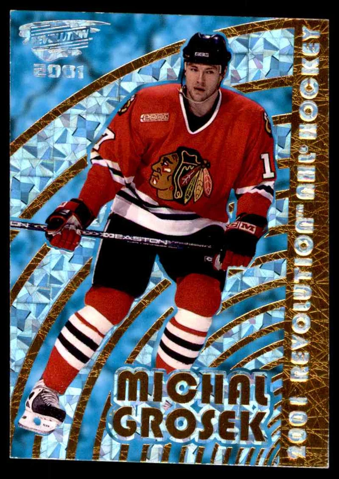 2000-01 PACIFIC REVOLUTION MICHAL GROSEK CHICAGO BLACKHAWKS #30 - Image 1 of 2