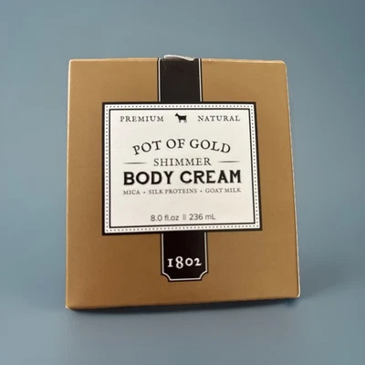 Beekman 1802 Olla de Oro Brillo Crema Corporal! ¡NUEVO EN CAJA!  8 oz Foto 1 de 2
