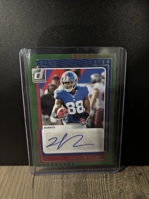 Panini Donruss Signature Series 2025 Green Hakeem Nicks automático 2/25 Foto 1 de 3