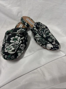 Steve Madden Tapestry Chess Mule Size 9.5 GREEN - Picture 1 of 7