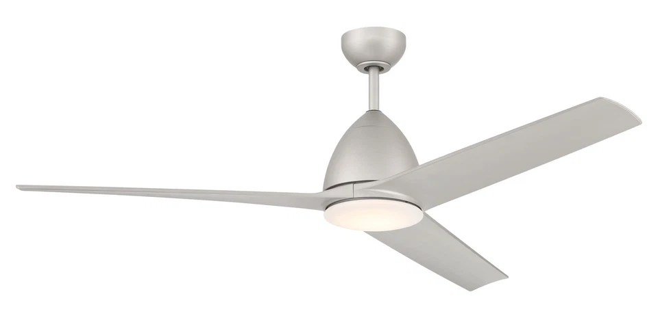 Painted Nickel 54"Ceiling Fan from the Nitro Collection - Image 1 of 1