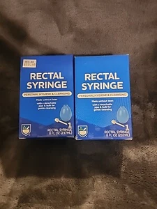 (2) 8 oz Rectal Syringe Cleaner - Picture 1 of 7