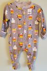 Old Navy  Baby 0-3 MONTHS Footed HALLOWEEN One-Piece CANDY CORN Sleeper #21122