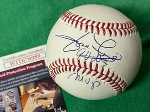 JOSE RIJO Signed Inscribed Major League Baseball Cincinnati Reds JSA COA WS MVP - Foto 1 di 1