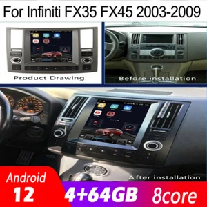 Radio touchscreen 10,4" Android Navigazione GPS per Infiniti FX35 FX45 2003~2009 - Foto 1 di 13