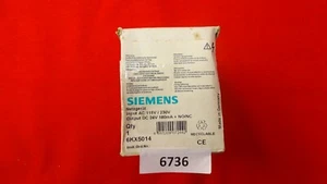 Siemens 6KX5014, 6KX5 014 Power Supply Input 115-230 VAC Output 24VDC 180 mA - Picture 1 of 7