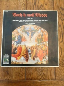 Bach ,H-Moll Messe BWV 232, Otto Klemperer. HMV Electrola-SMA 91691/93 Box. NM   - Picture 1 of 7