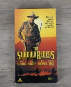 VINTAGE The Shadow Riders VHS Tape Movie 1997 Tom Selleck Sam Elliott - Picture 1 of 3