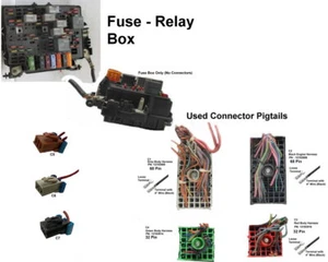 Under Hood Fuse Panel Box Wiring Harness Connectors Silverado Sierra Tahoe Yukon - Picture 1 of 5