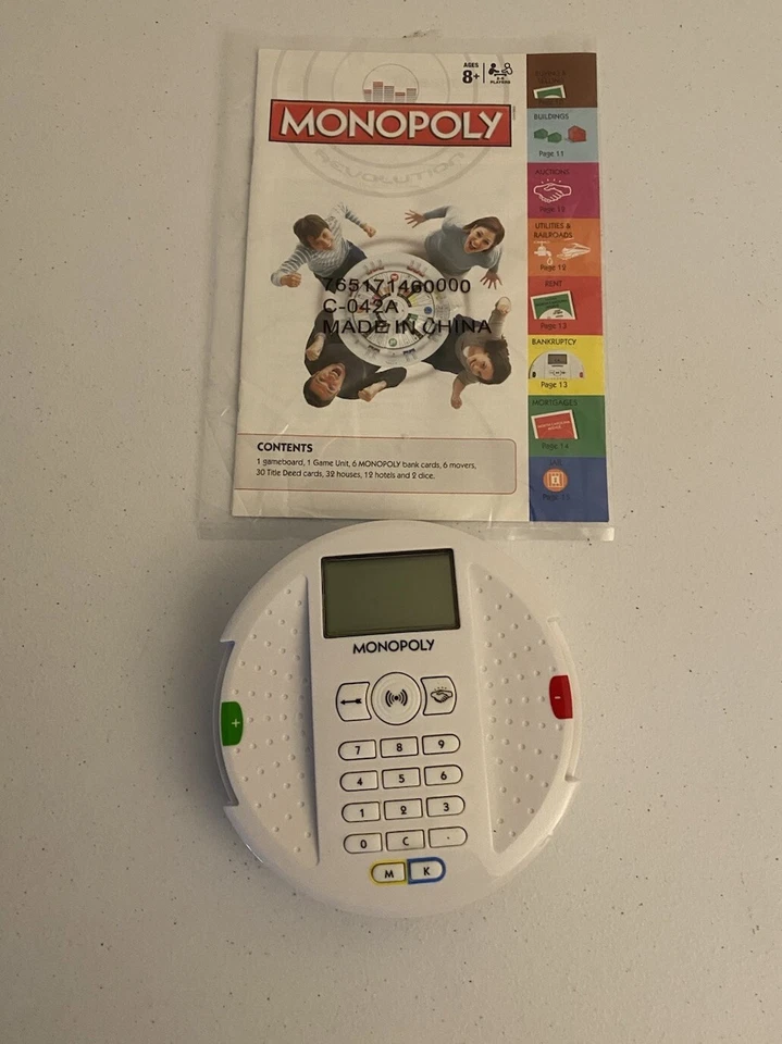 Peças de reposição: unidade de jogo eletrônico para jogo MONOPOLY REVOLUTION da Hasbro - Imagem 1 de 1