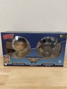 Funko Dorbz DC Comics Exclusive Wonder Woman & Ares 2 Pack Vinyl Action Figures - Picture 1 of 4