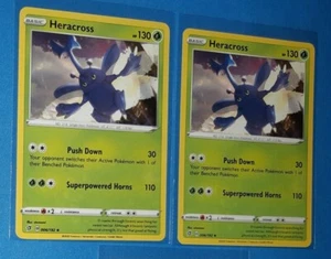 4x Heracross 006/192 6/192 Pokemon card Rebel Clash uncommon NM - Bild 1 von 2