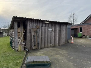 Pultdachschuppen Schuppen  Tierschutzhütte bei Weidehaltung - Bild 1 von 4