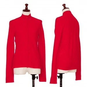 VIVIENNE TAM Side Embroidery Cotton Knit Double Zip Tops Size 0(K-124420) - Picture 1 of 12