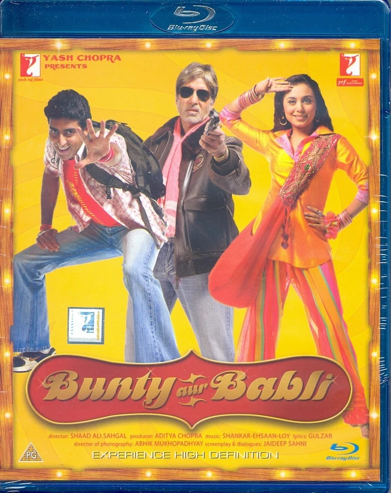 Bunty Aur Babli Blu-Ray - Rani Mukerji, Abhishek - Bollywood Movie Bluray  - Image 1 of 1