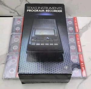 Vintage Texas Instruments Program Recorder PHP2700 Cassette Player w/ Cord Tapes - Picture 1 of 24
