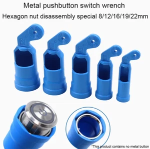 Llave interruptor pulsador metal desmontaje tuerca hexagonal especial 8/12/16/19/22 mm - Imagen 1 de 11