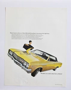 Anuncio de coche grande - Buick Skylark Gran Sport 1965 (póster impreso en anuncio) - Imagen 1 de 1