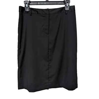 United Colors of Benneton Italy Wool Taglia sz 40(12)Women's Black Pencil Skirt  - Image 1 of 4