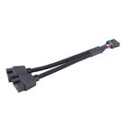 9Pin USB Header Splitter Female 1 to 2 Male Extension USB 2.0 Motherboard Cable
