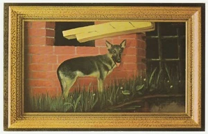 Vintage Postcard German Shepherd Morris Katz Portraits of Duke 1966 Unused - Picture 1 of 2