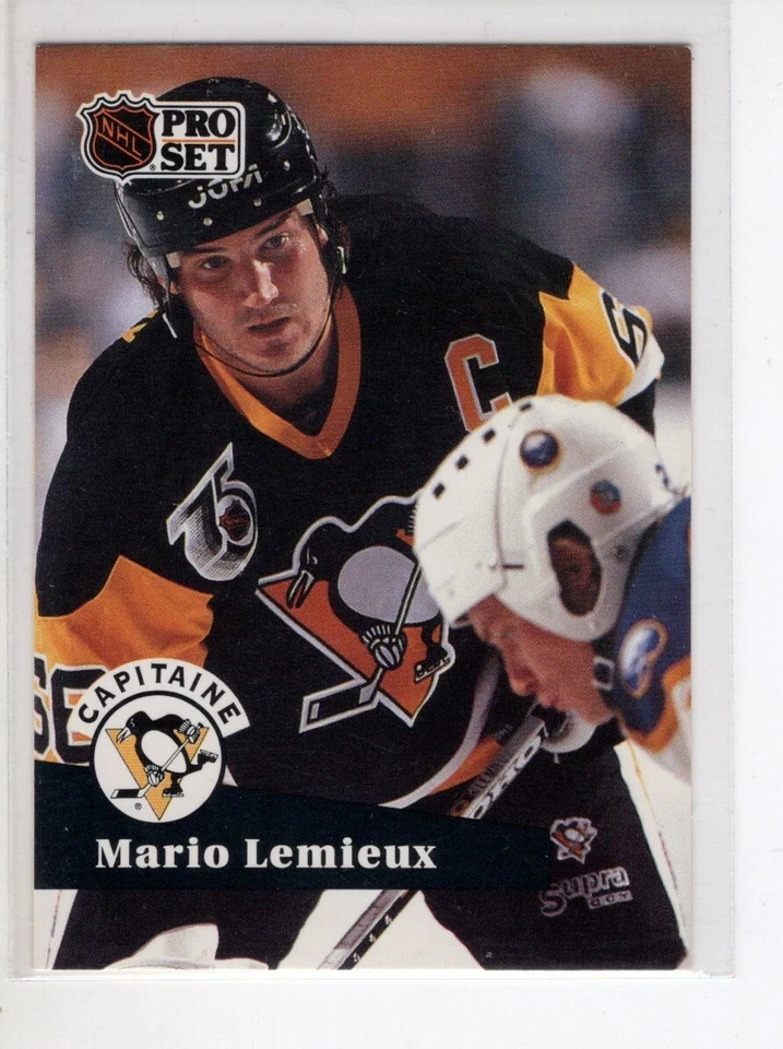 1992 PRO-SET MARIO LEMIEUX HOCKEY CARD #581 EX - Image 1 of 1