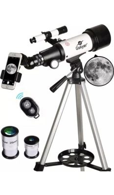 Gskyer Telescope, 70mm Aperture 400mm AZ Mount Astronomical Refracting Telescope - Image 1 of 4