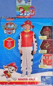 Paw Patrol Marshall Costume kids 3-4/4-6-Hat/lights up-Pup Pack-Figurine-NEW LOT - Picture 1 of 13