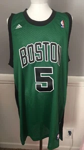NWT VTG NBA  Adidas Boston Celtics Kevin Garnett Basketball Jersey 5 Men XL  - Picture 1 of 6