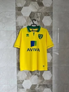 Norwich City 2012 2013 Home Shirt Football Soccer Jersey Errea Size M Men's - Picture 1 of 20