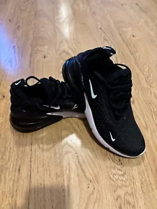 Nike Air Max 270 nero bianco scarpe da ginnastica casual UK 7,5 US 8,5 EUR 42 / AH8050-002 - Foto 1 di 7