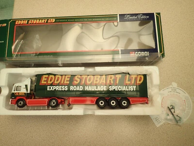 Corgi 75702 1:50 M.A.N Refrigerated Box Trailer Eddie Stobart Ltd Undisplayed - Image 1 of 4
