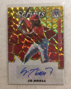 2021 Mosaic Scripts Jo Adell Gold Prizm Auto - Picture 1 of 2