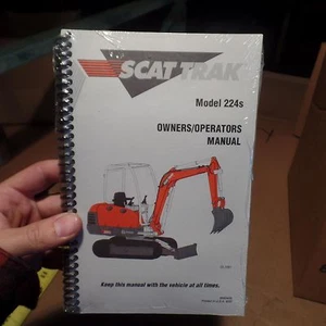 SCAT TRAK 224S OWNERS/OPERATORS MANUAL MODEL, 8990406, OMNIQUIP, N.O.S - Picture 1 of 11