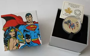 Canada 20 Dollars 2016 DC Comics Trinity 1 Oz Silver - Picture 1 of 3