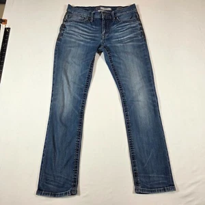 BKE Buckle Jeans Men’s 30S Blue Denim Alec Straight Leg Dark Wash - Picture 1 of 18