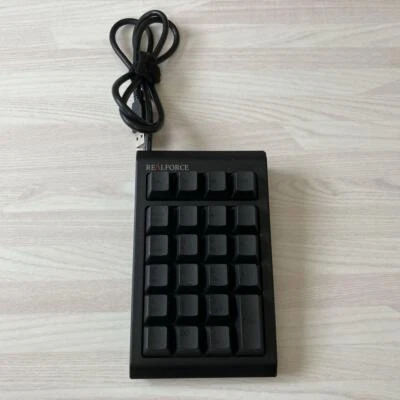 Topre Realforce 23UB Tenkeyless Keypad WC01B0 Cable USB Black Used Japan - Image 1 of 4