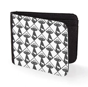uap wallet card classic art ufo cow abduction case aliens spacecraft greys - Picture 1 of 1