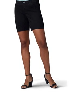 Lee Legendary Walk Shorts Damen 14 schwarz Chino Baumwolle Stretch NEU - Bild 1 von 11