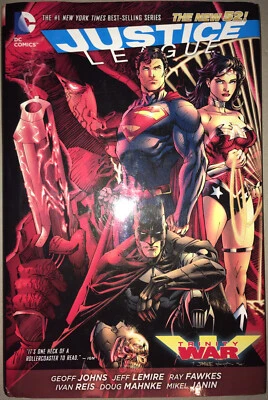 Justice League- Trinity War by Jeff Lemire and Geoff Johns (2014, Hardcover) — 第 1/4 张图片