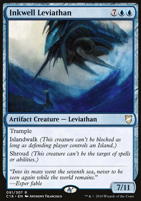 Magic the Gathering MTG Inkwell Leviathan (91) Commander 2018   LP - Image 1 of 1
