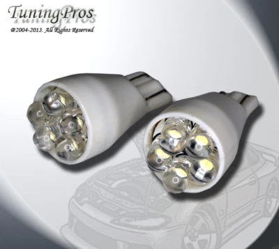 (1 Pair) Set of 2 pcs Parking Light T15 Wedge 5 White LED Light Bulbs 916 - Image 1 of 3