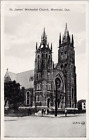 St James Methodist Church Montreal Qc Quebec Wj Clarke The Wigwam Postcard H48